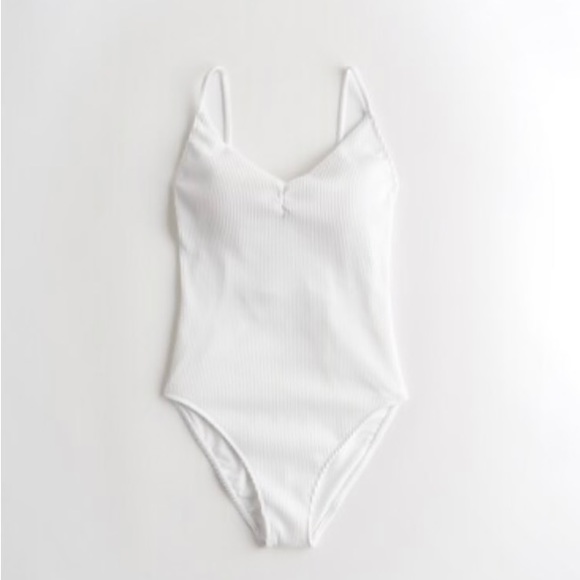 Hollister Swim Nwt Hollister Ribbed High Leg One Piece Swimsuit In